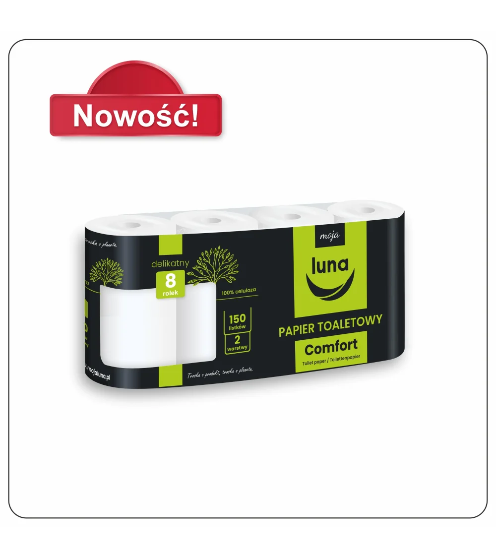 Papier toaletowy Comfort a'8 150 listków celuloza 2 warstwy