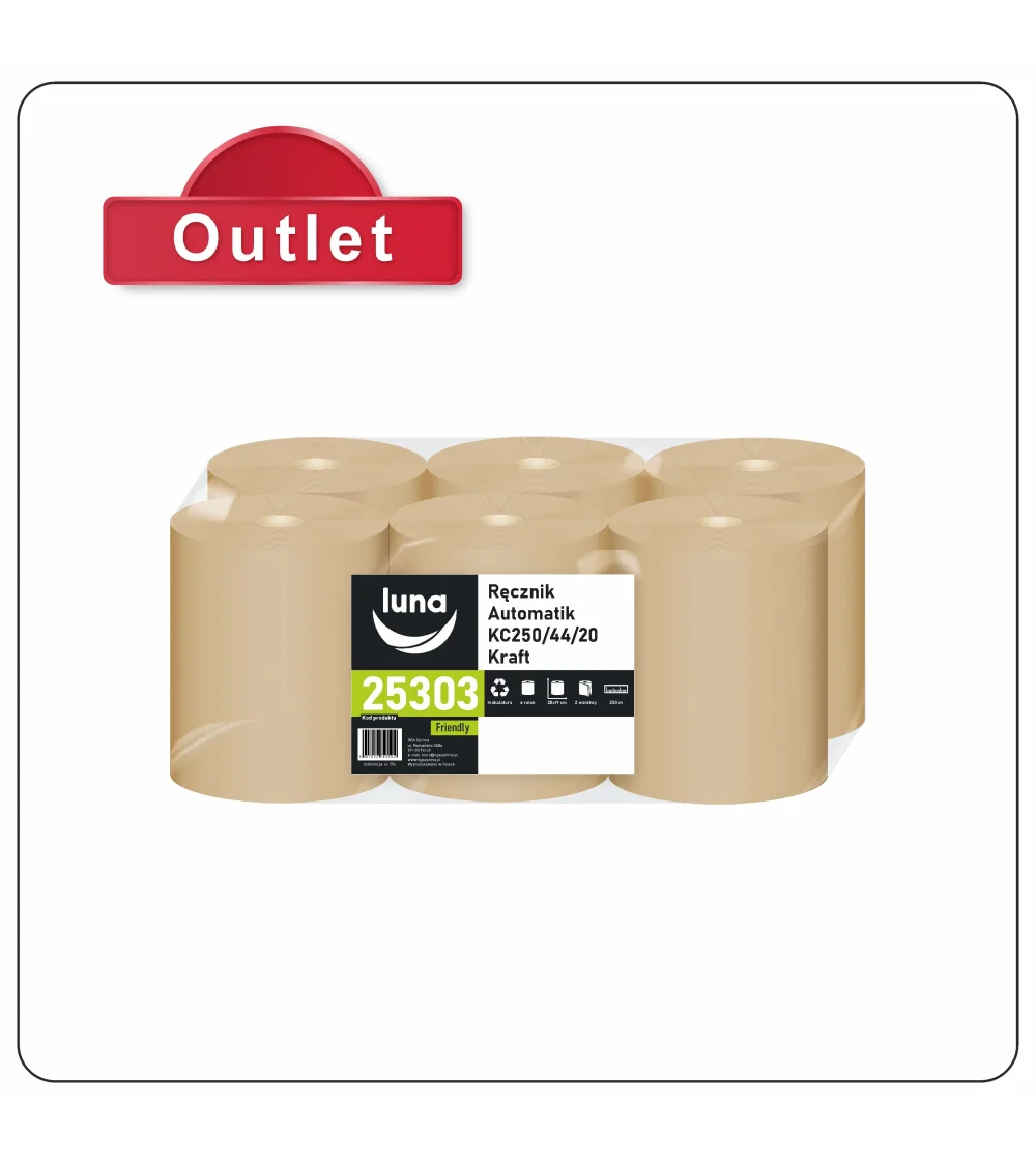 Ręcznik Automatik a'6 Friendly Kraft KC250/44/20 makulatura 2w