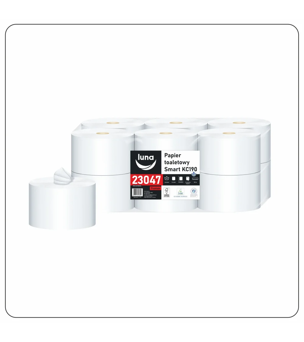 Papier toaletowy a'12 Smart KC190 celuloza 2w