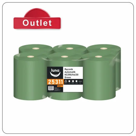 Ręcznik Automatik a'6 KC250 green makulatura zielona 1w