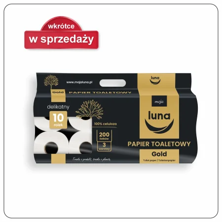 Papier toaletowy Gold a'10x7 200 listków celuloza 3 warstwy