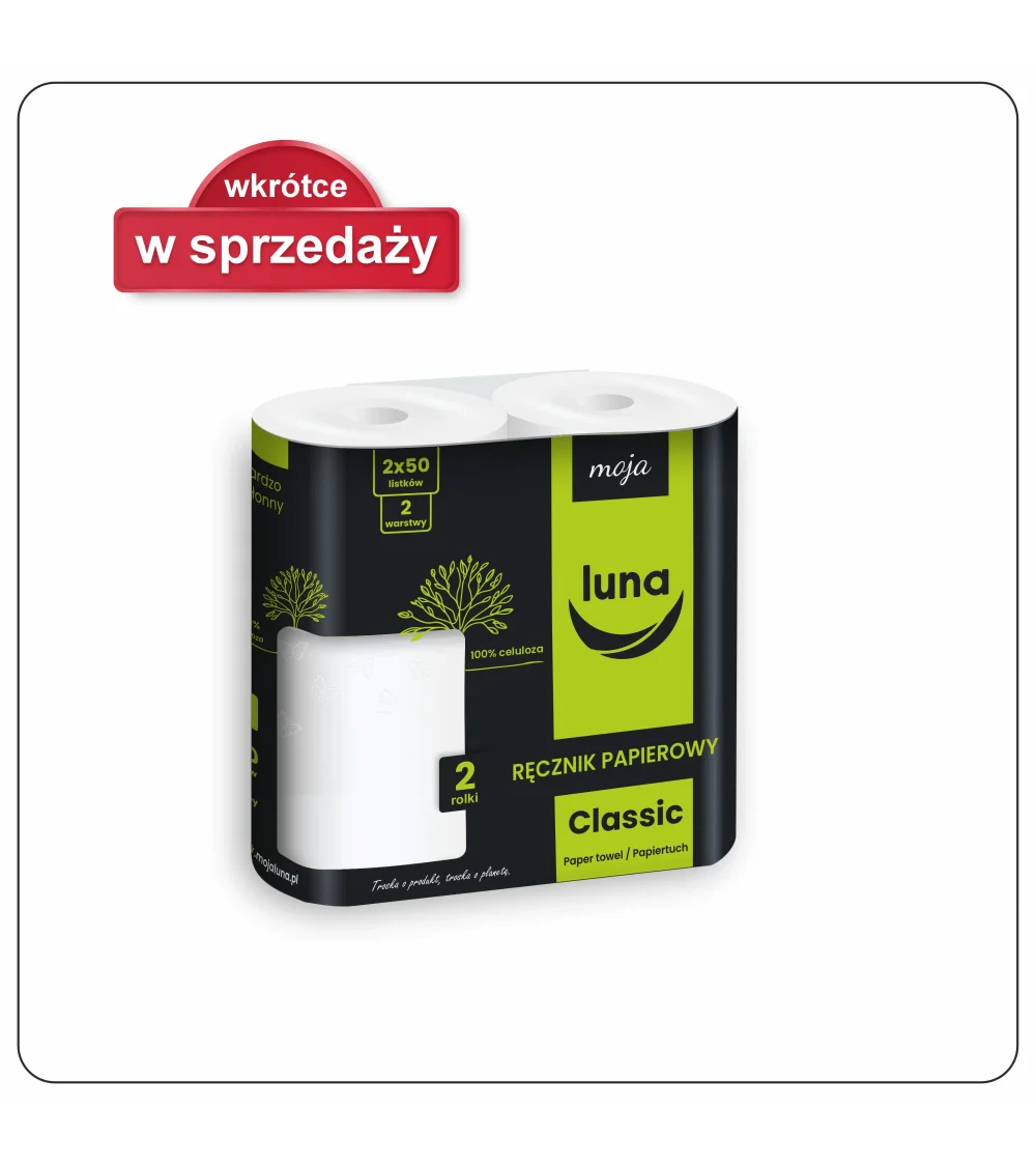 Ręcznik papierowy Classic a'2 50 listków celuloza 2 warstwy
