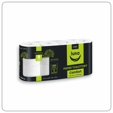 Papier toaletowy Comfort a'8 150 listków celuloza 2 warstwy