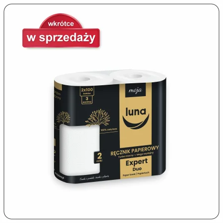Ręcznik papierowy Expert Duo a'2x9 100 listków celuloza 3 warstwy