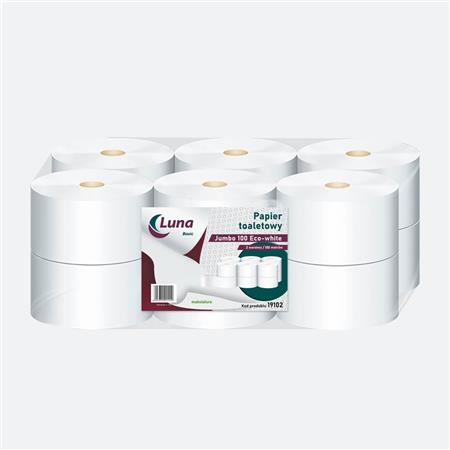 Papier toaletowy a'12 Jumbo 100 eco-white 2w-100837