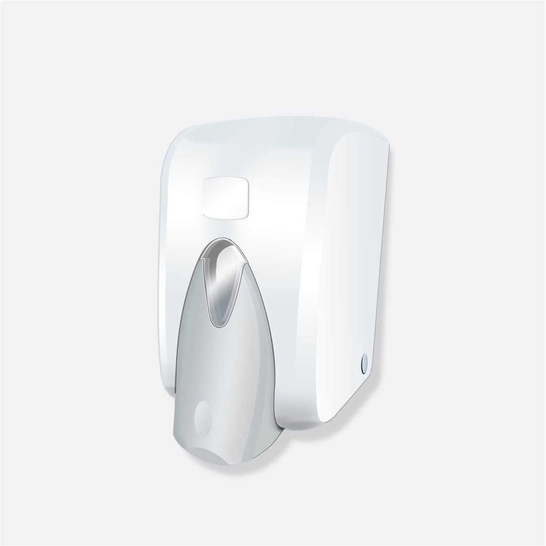 Dozownik mydła w płynie 0,5 l, biały-100856 Dozownik mydła w płynie 0,5 l, biały-100856