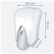 Dozownik mydła w płynie 1 l, biały (s6)-100858