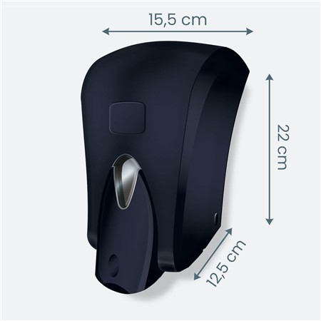 Dozownik mydła w płynie 1 l, czarny (s6b)-100860