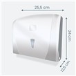 Dozownik ręcznika składanego w systemie "V"mini, biały (k40)-100868