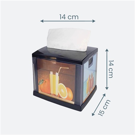 Dozownik serwetek czarny mini (ng11b)-100897