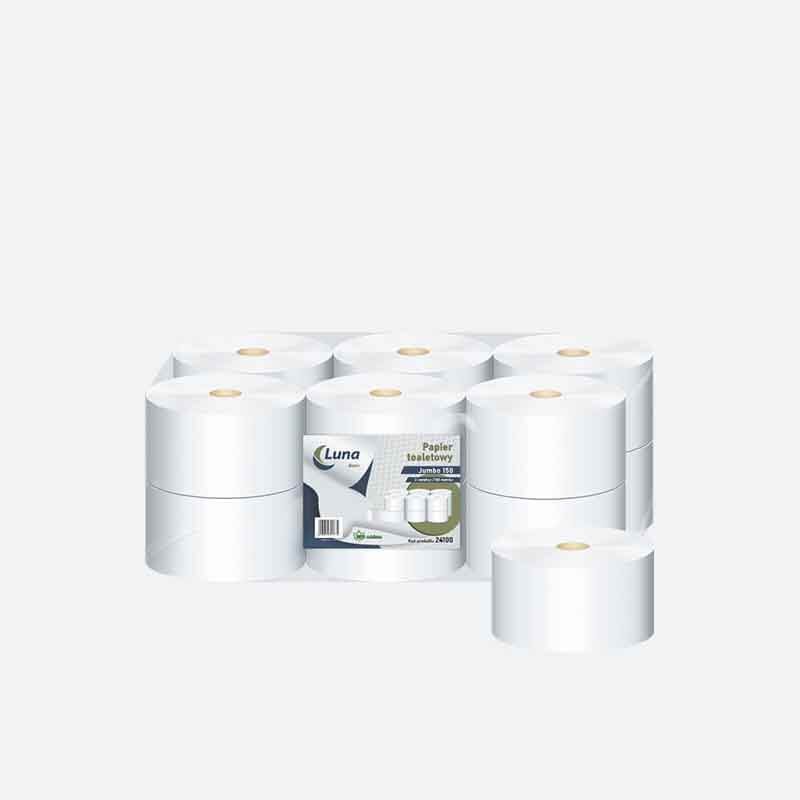 Papier toaletowy a'12 Jumbo 150 celuloza 2w-100911 Papier toaletowy a'12 Jumbo 150 celuloza 2w-100911