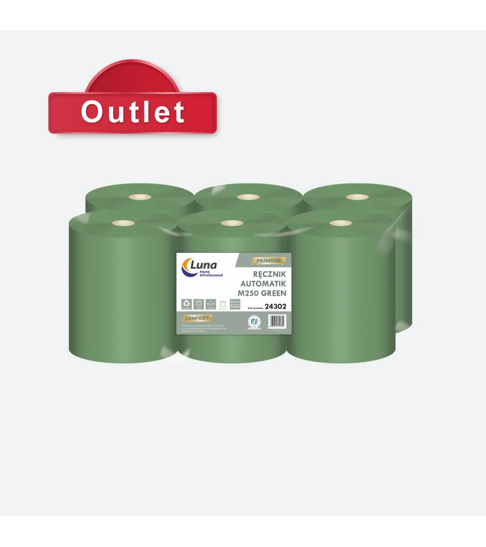 Ręcznik Automatik a'6 M250/39/20 o green makulatura 1w