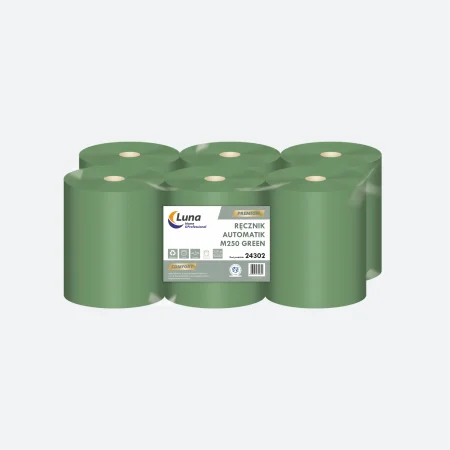 Ręcznik Automatik a'6 M250/39/20 green makulatura 1w