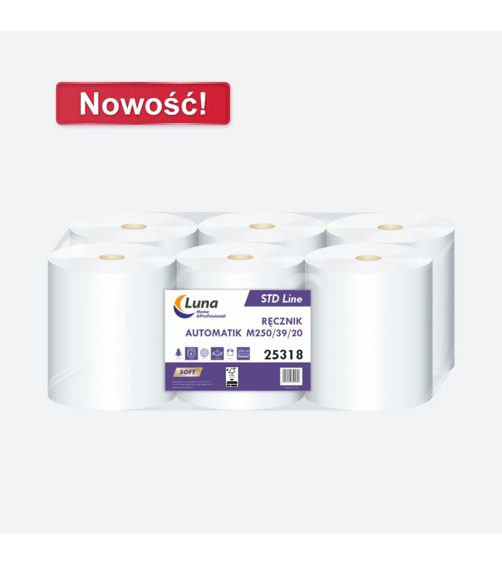 Ręcznik Automatik a'6 M250/39/20 STD-line celuloza 2w Ręcznik Automatik a'6 M250/39/20 STD-line celuloza 2w