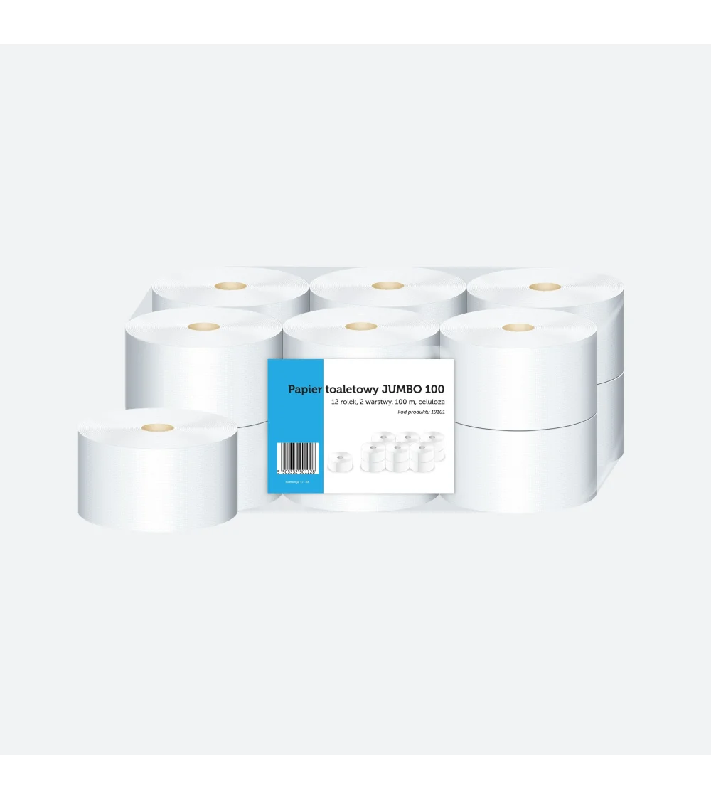 Papier toaletowy a'12 Jumbo 100 celuloza 2w 19101a Papier toaletowy a'12 Jumbo 100 celuloza 2w 19101a