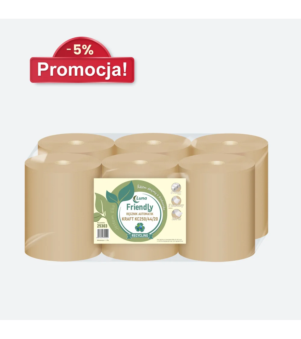 Ręcznik Automatik a'6 Friendly Kraft KC250/44/20 makulatura 2w Ręcznik Automatik a'6 Friendly Kraft KC250/44/20 makulatura 2w
