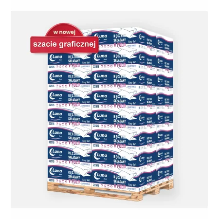 Ręcznik V FOLD a'3000 Luna Easy Soft 23x21 celuloza 2w