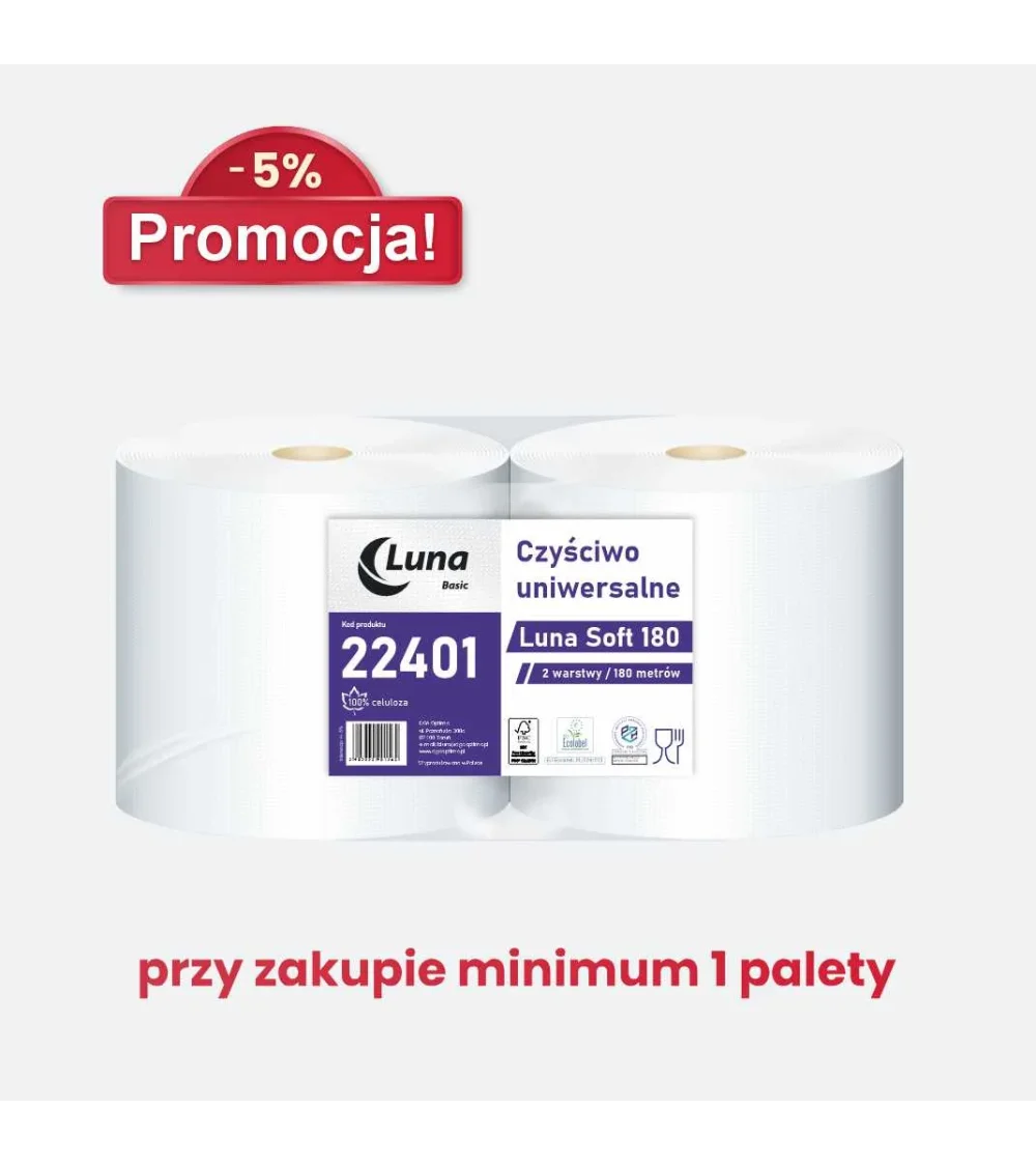 Czyściwo a'2 Luna Soft 180 celuloza 2w