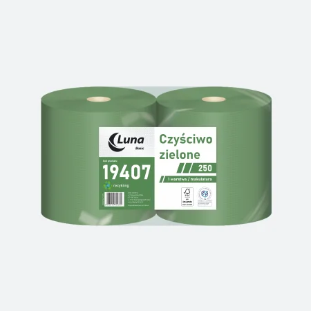 Czyściwo a'2 Luna 250 Green makulatura zielona 1w