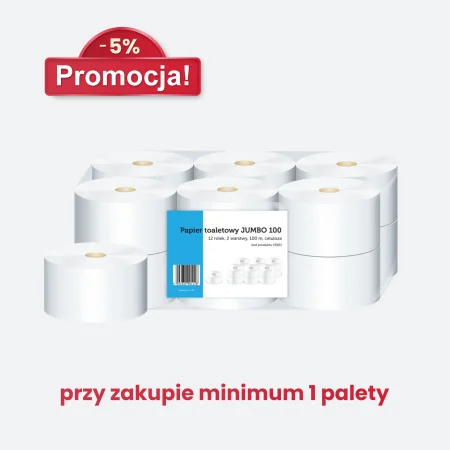Papier toaletowy a'12 Jumbo 100 celuloza 2w 19101a