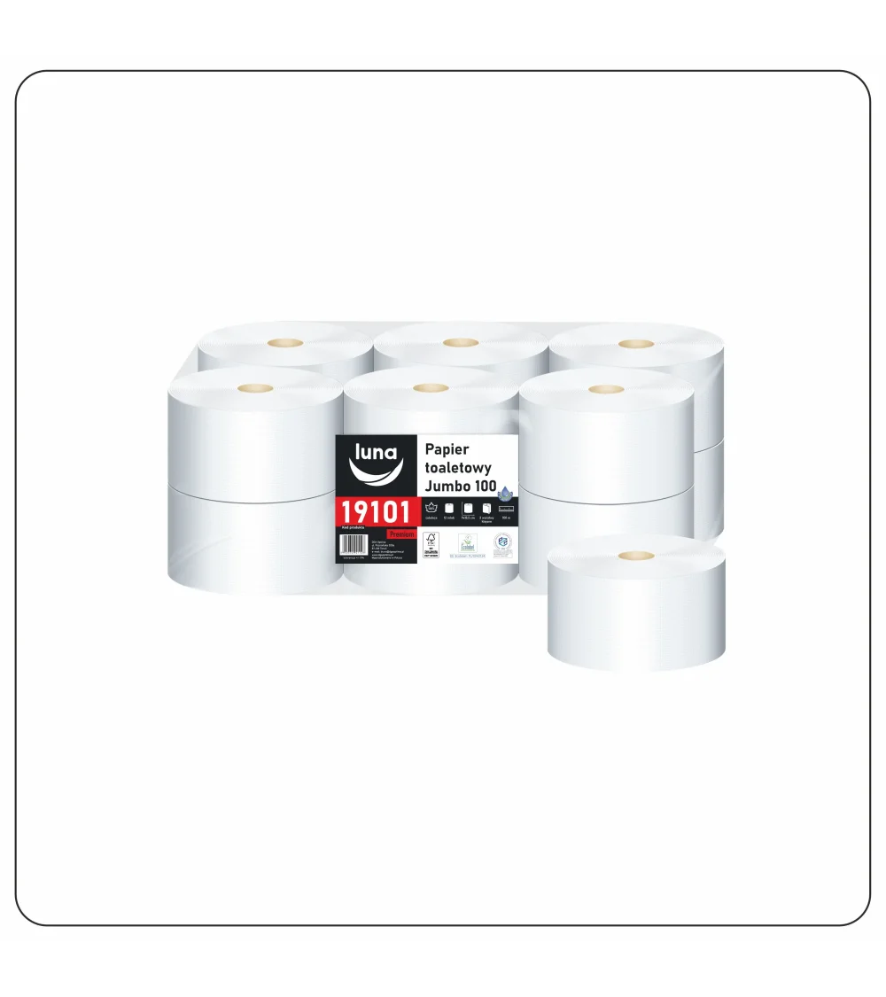 Papier toaletowy a'12 Jumbo 100 celuloza 2w