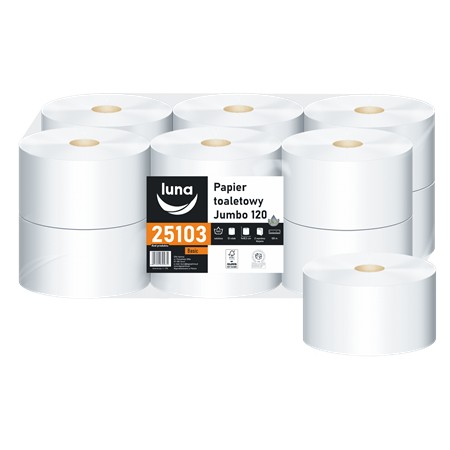 Papier toaletowy a'12 Jumbo 120 celuloza 2 warstwy, T70-106038