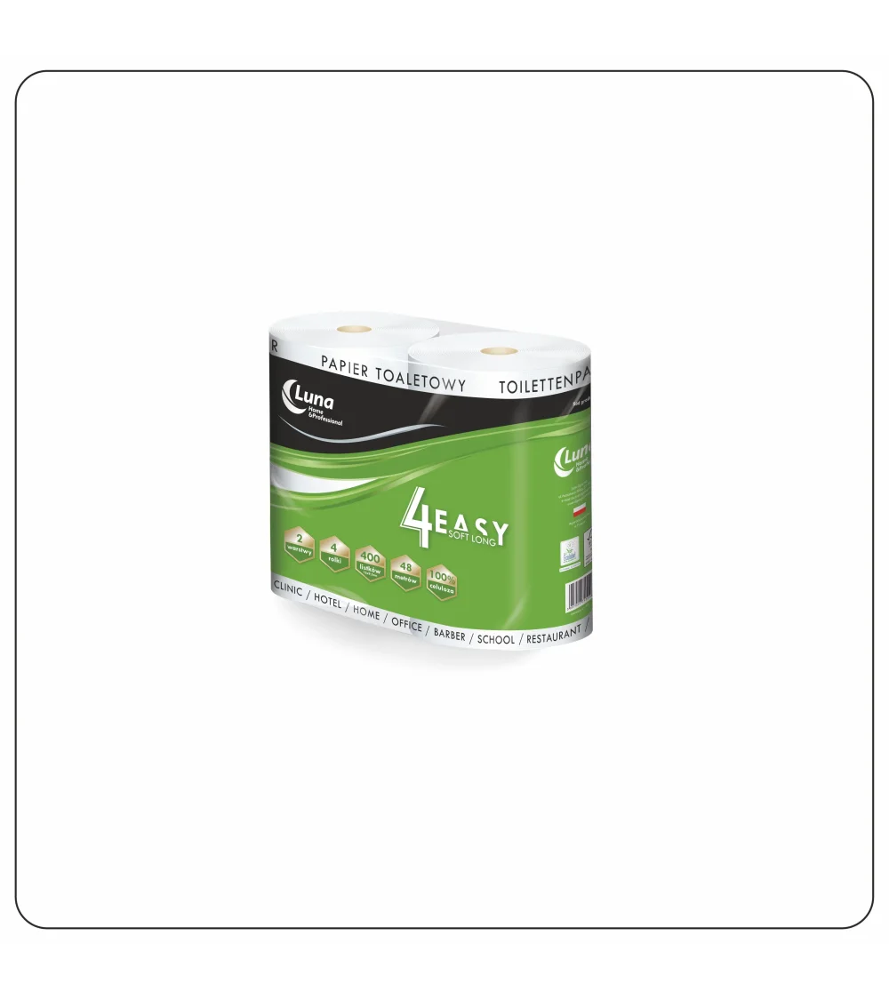Papier toaletowy A'4x10 4easy soft long celuloza 2 warstwy