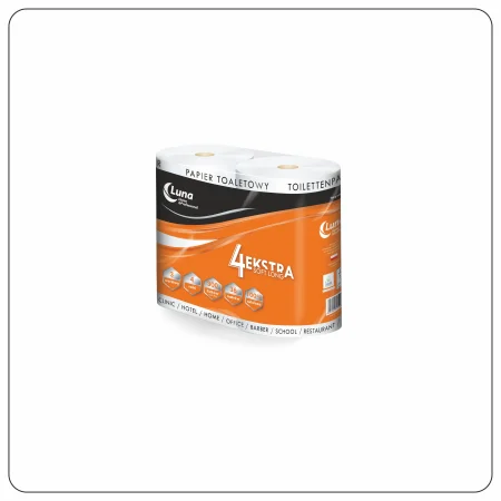 Papier toaletowy A'4x8 4ekstra soft long celuloza 3 warstwy
