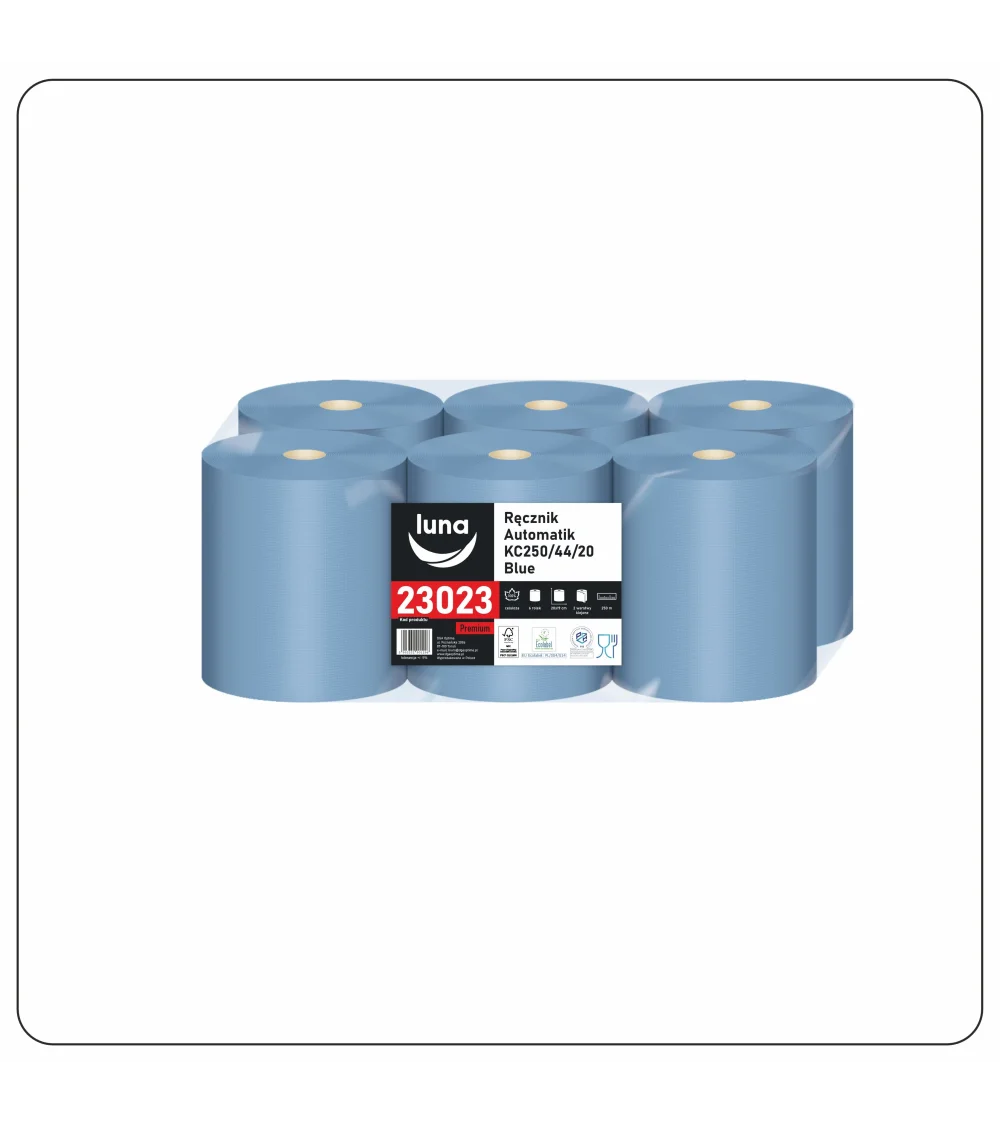 Ręcznik Automatik a'6 blue KC250/44/20 celuloza niebieska 2w
