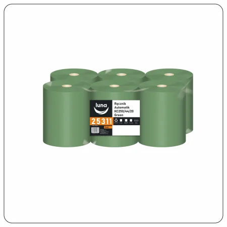 Ręcznik Automatik a'6 KC250 green makulatura zielona 1w