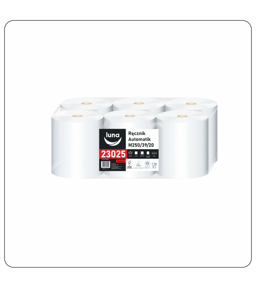 Ręcznik Automatik a'6 M250/39/20 celuloza 2w