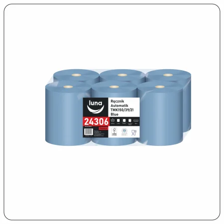 Ręcznik Automatik a'6 TMK150 blue celuloza niebieska 2 warstwy