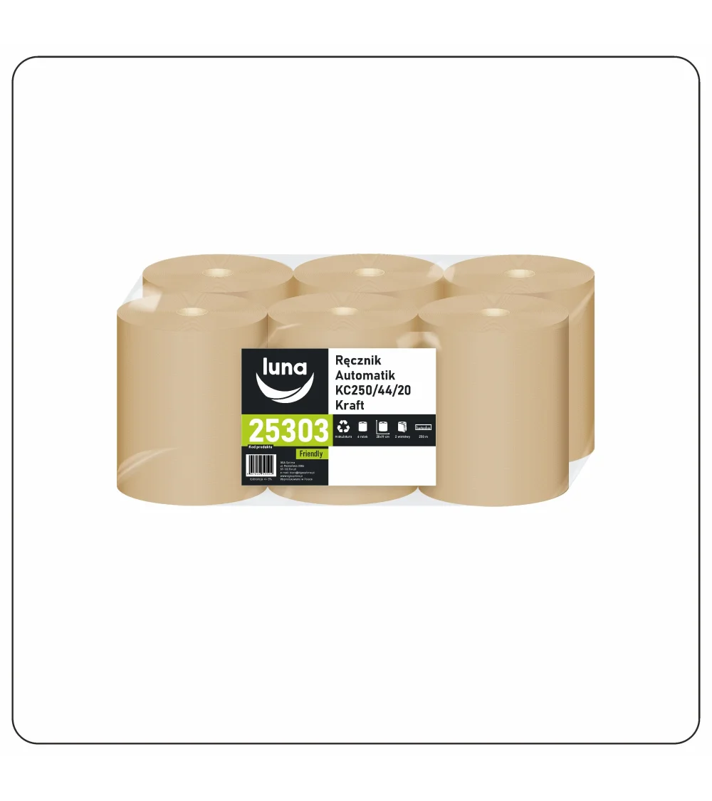Ręcznik Automatik a'6 Friendly Kraft KC250/44/20 makulatura 2w