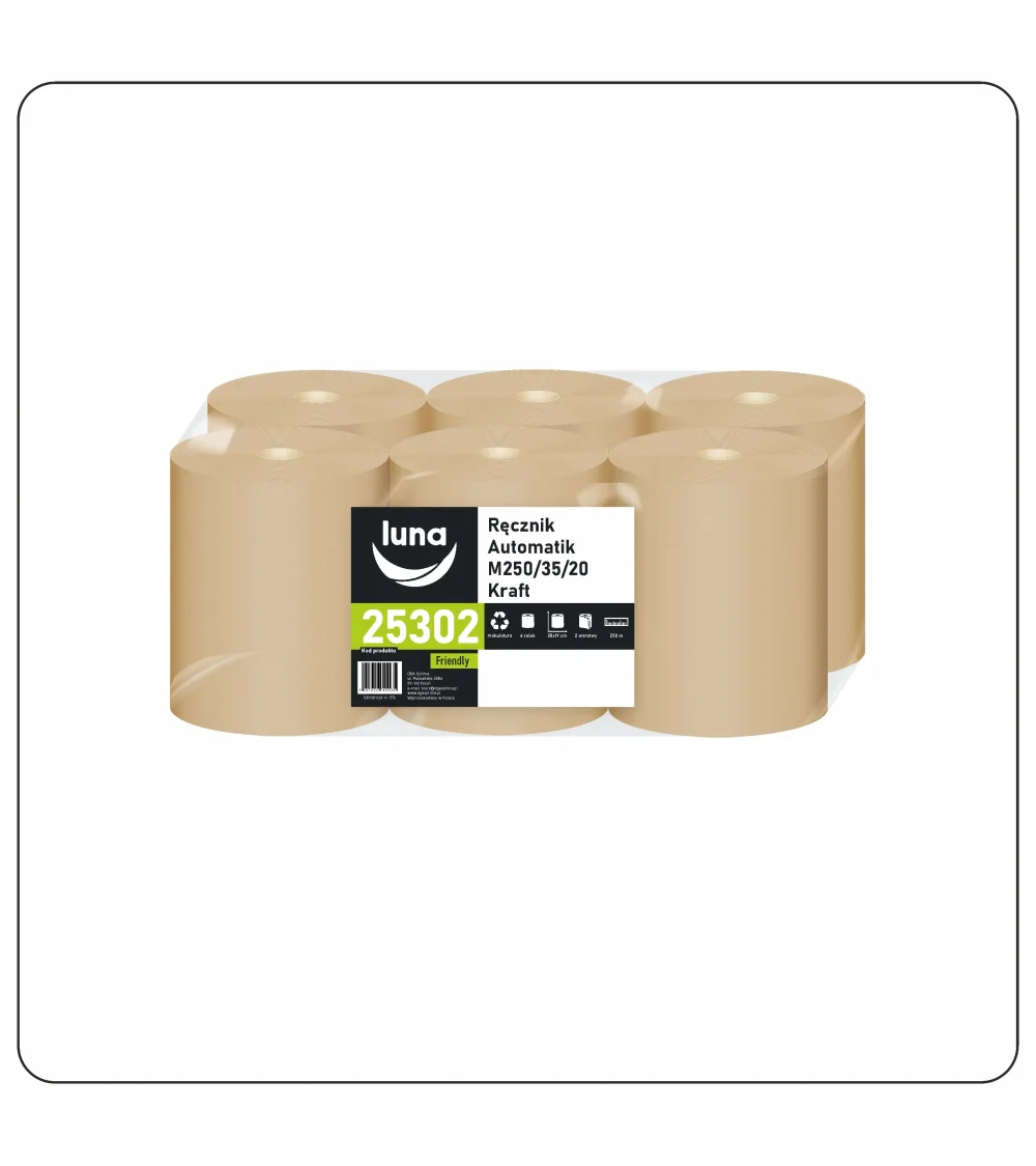 Ręcznik Automatik a'6 Friendly Kraft M250/39/20 makulatura 2w