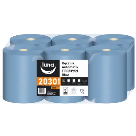 Ręcznik Automatik a'6 blue T130/39/21 celuloza niebieska 2w