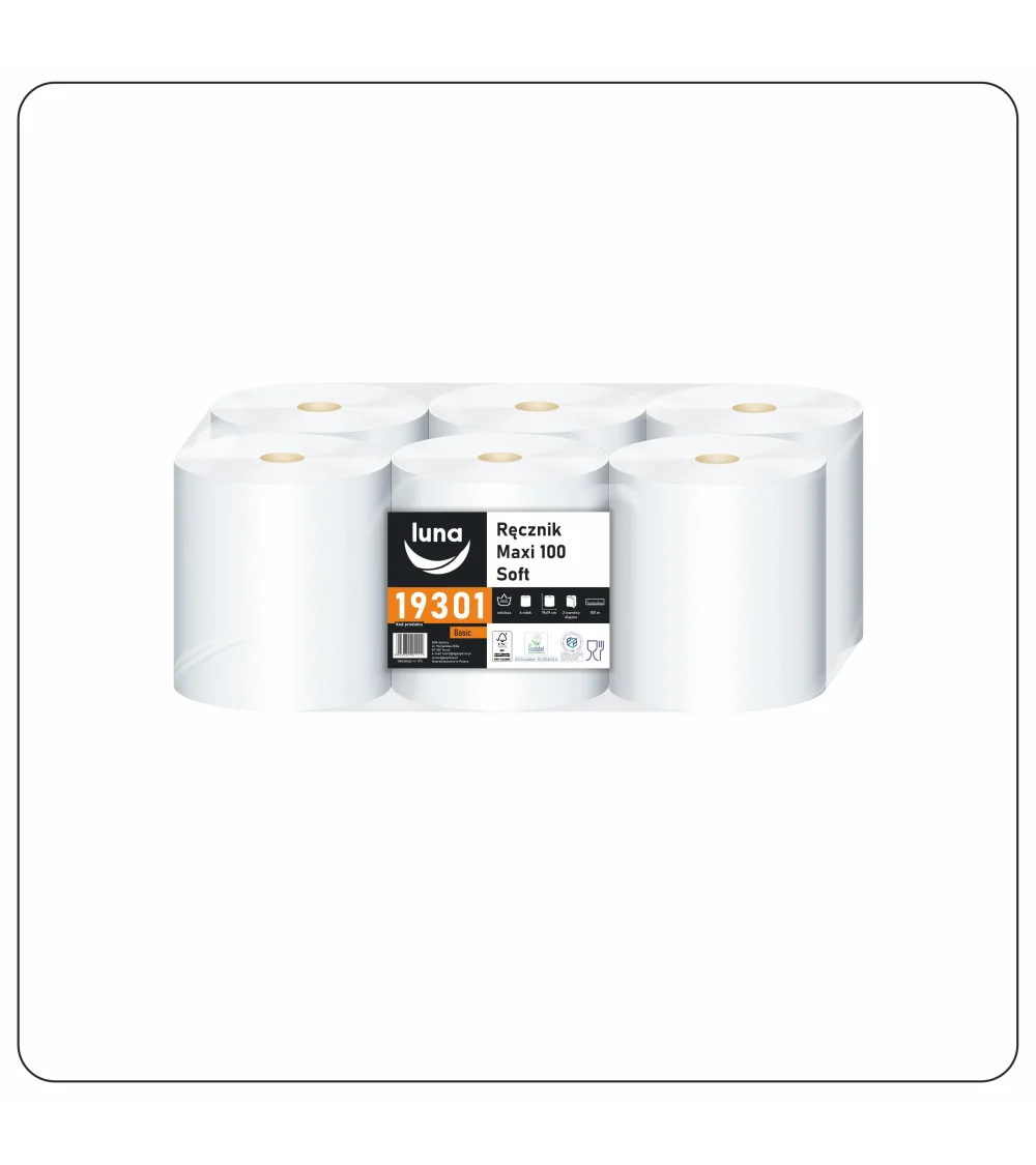 Ręcznik a'6 Maxi Soft 100 celuloza 2w