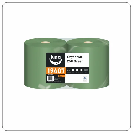 Czyściwo a'2 Luna 250 Green makulatura zielona 1w