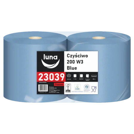 Czyściwo a'2 Luna Blue 200 W3 celuloza niebieska 3w