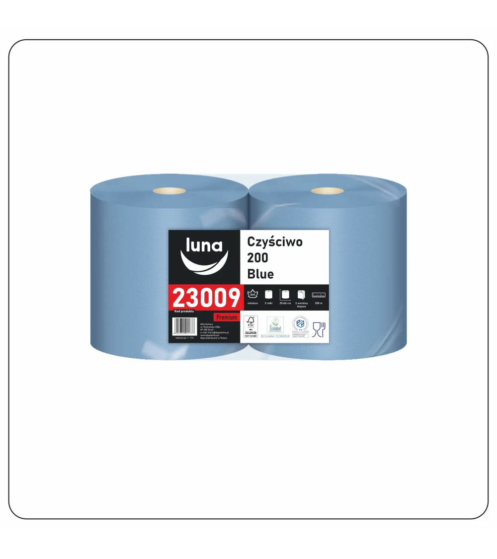 Czyściwo a'2 Luna Blue 200 celuloza niebieska 2w