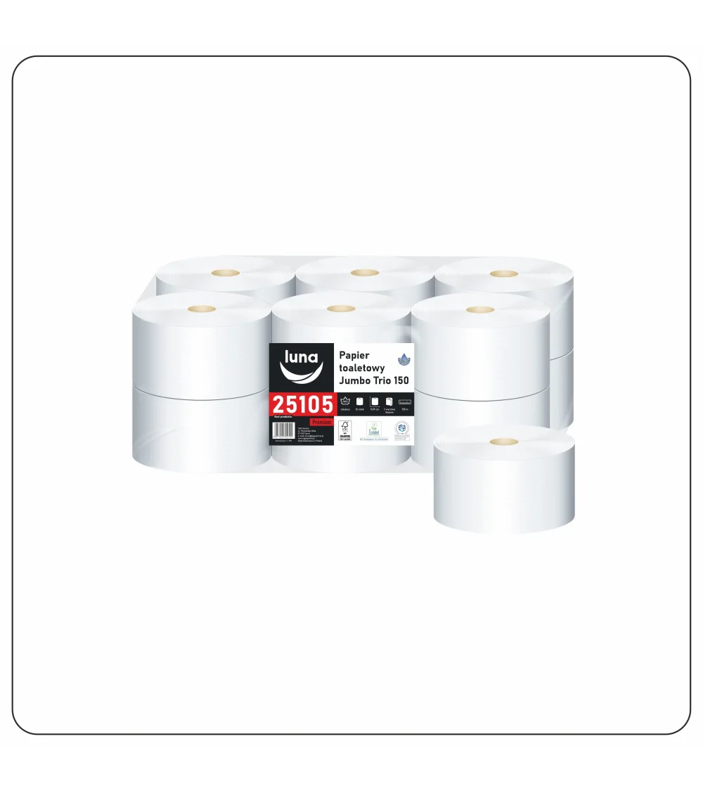 Papier toaletowy a'12 Jumbo 150 celuloza 3w