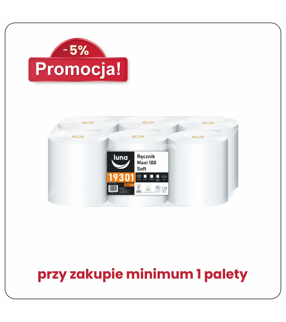 Ręcznik a'6 Maxi Soft 100 celuloza 2w