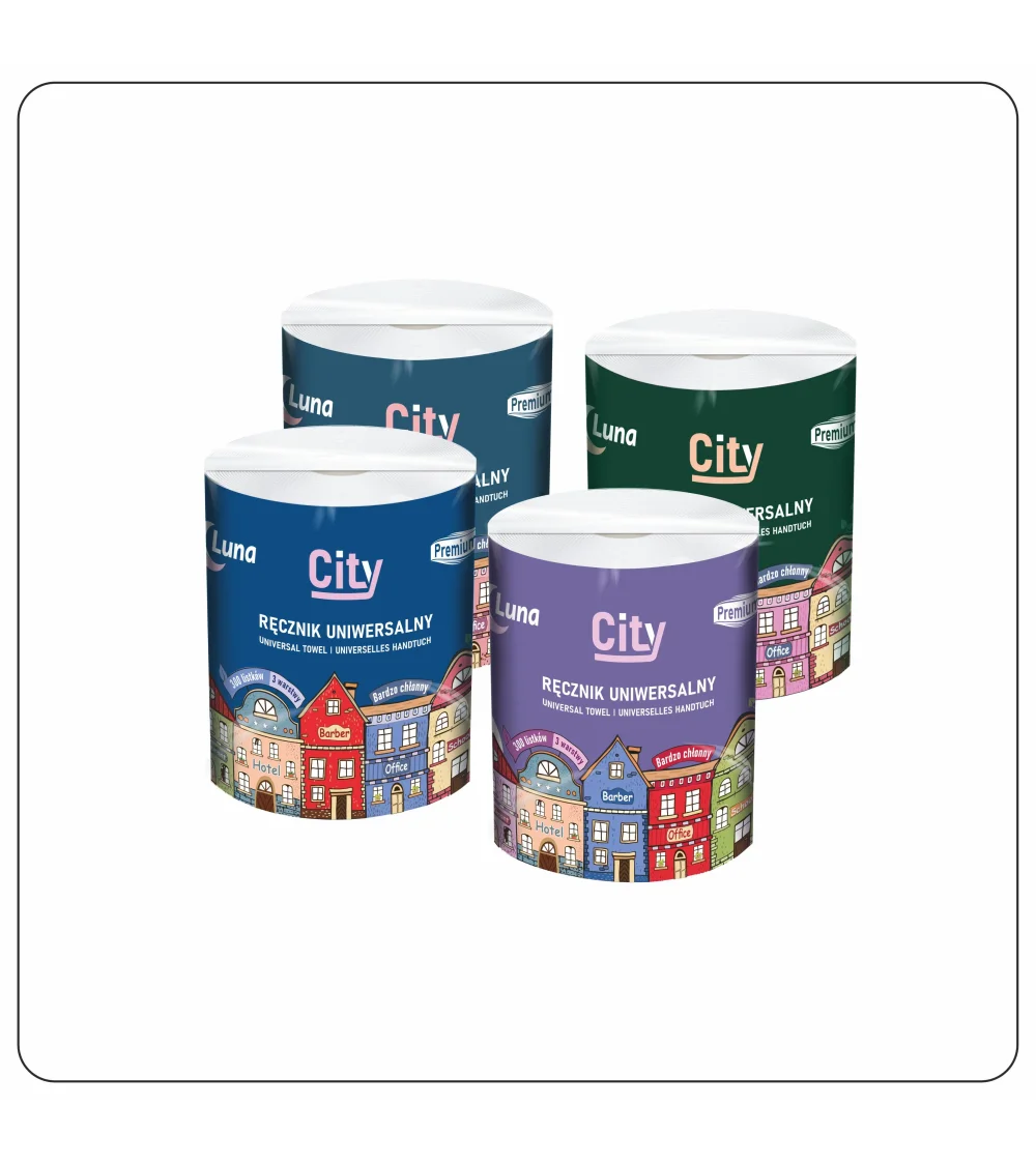 Ręcznik Uniwersalny A'1 Luna City celuloza 2 warstwy