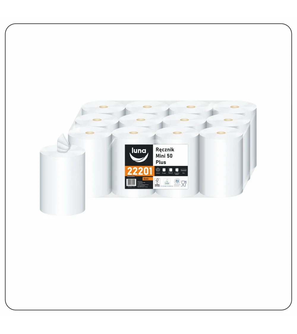Ręcznik Mini Plus 50 a'12 celuloza 2w