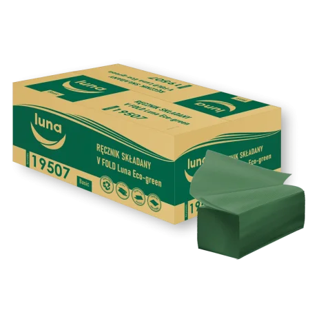 Ręcznik V FOLD a'4000 eco-green 25x23 makulatura zielona 1w