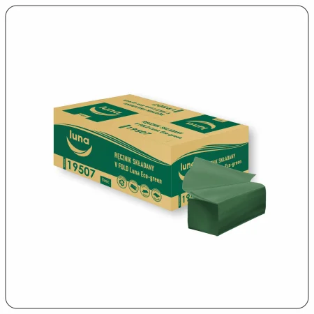 Ręcznik V FOLD a'4000 eco-green 25x23 makulatura zielona 1w