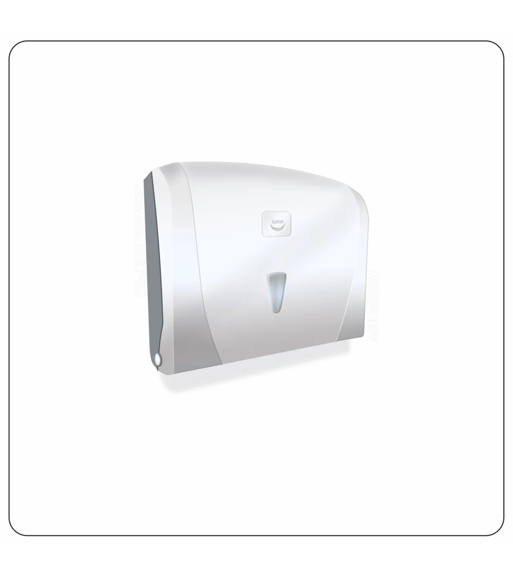 Dozownik ręcznika składanego w systemie "V"mini, biały