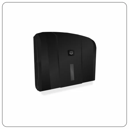 Dozownik ręcznika składanego w systemie "V", czarny