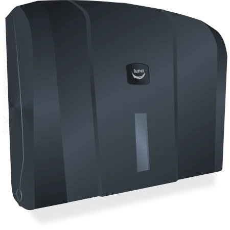 Dozownik ręcznika składanego w systemie "V", czarny