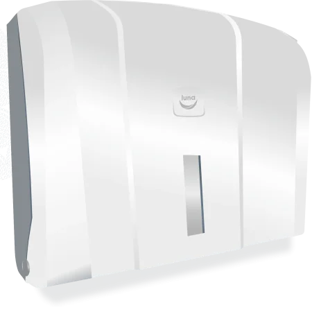 Dozownik ręcznika składanego w systemie "V", biały