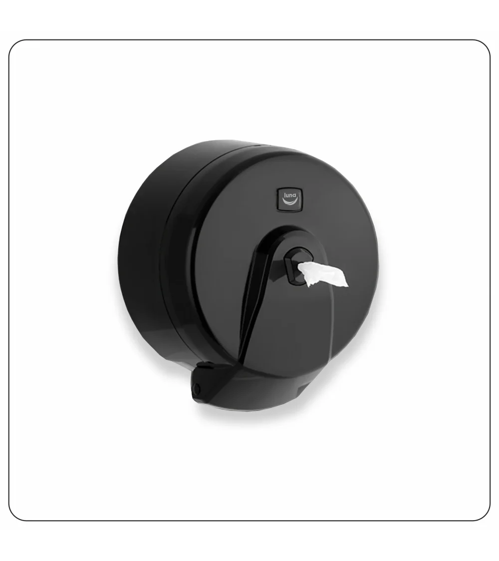 Dozownik papieru toaletowego w systemie Center Pull, czarny